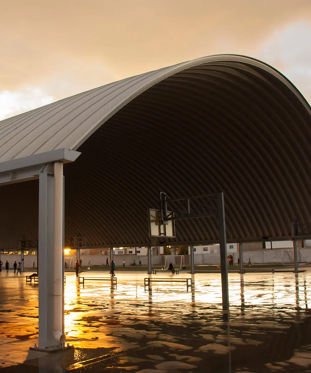 arcotecho para cancha