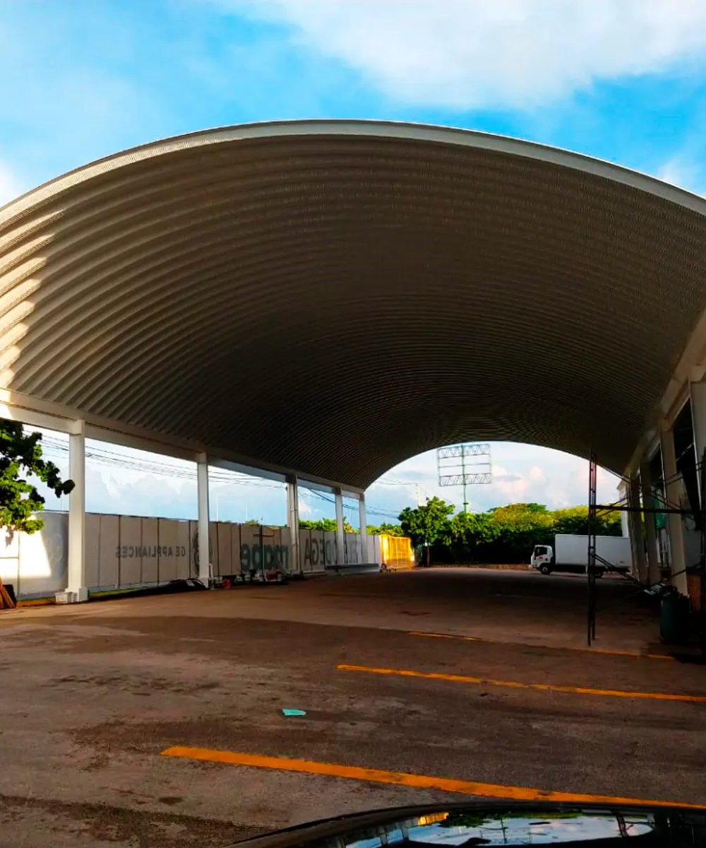 arcotecho de lámina ternium