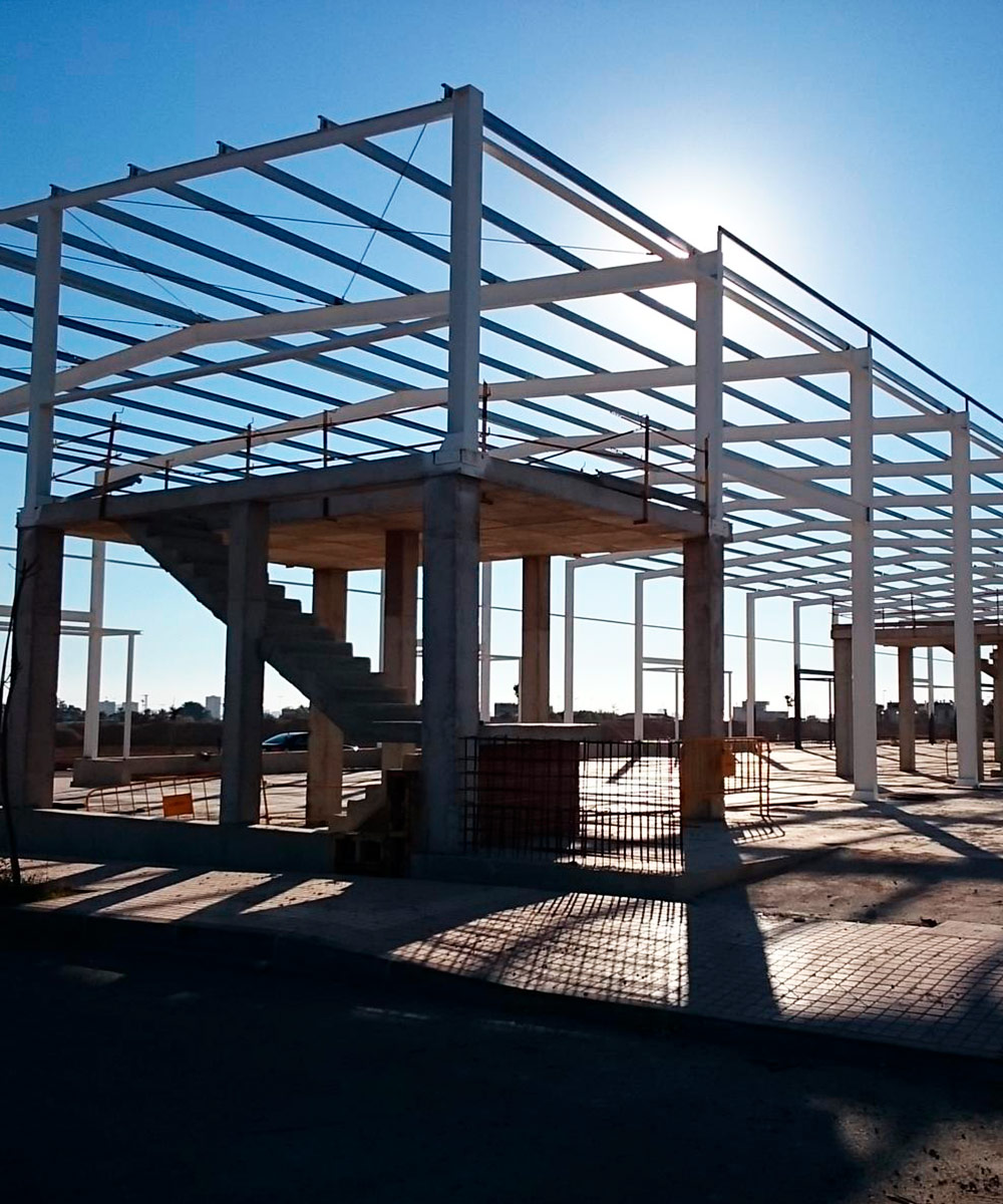 estructura metalica para nave industrial