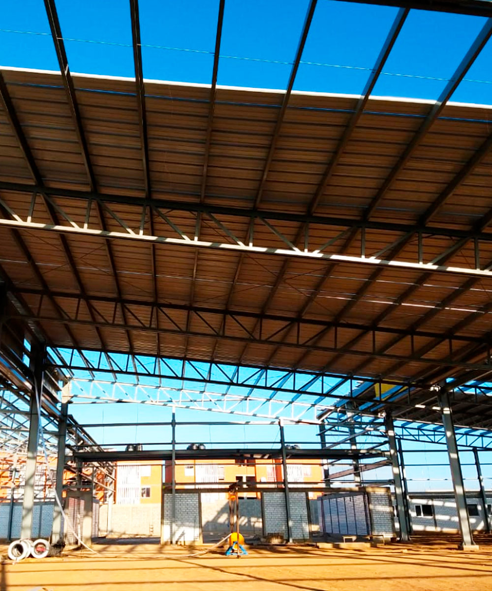 estructura para techo de lámina