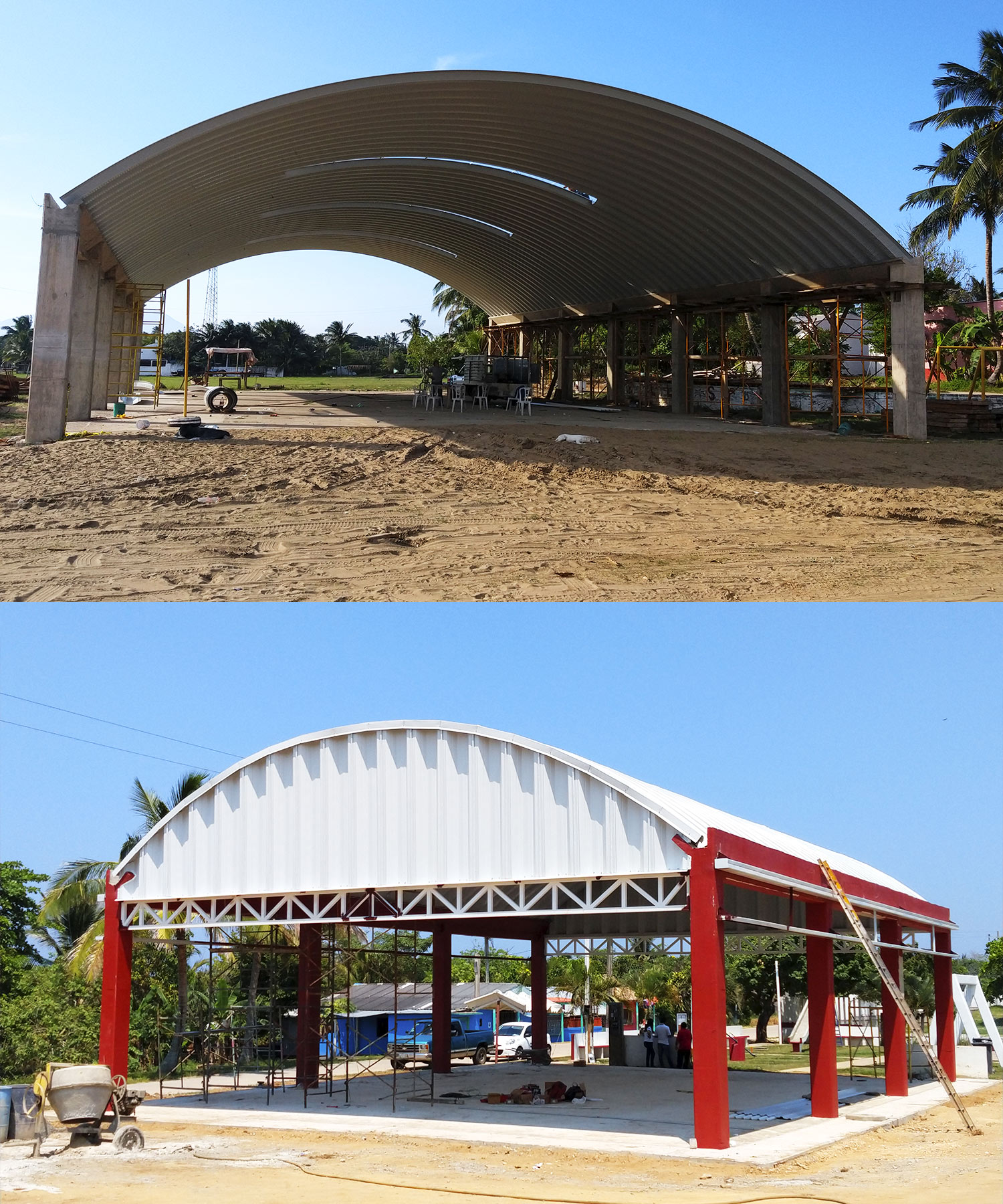 arcotechos para escuelas en Veracruz