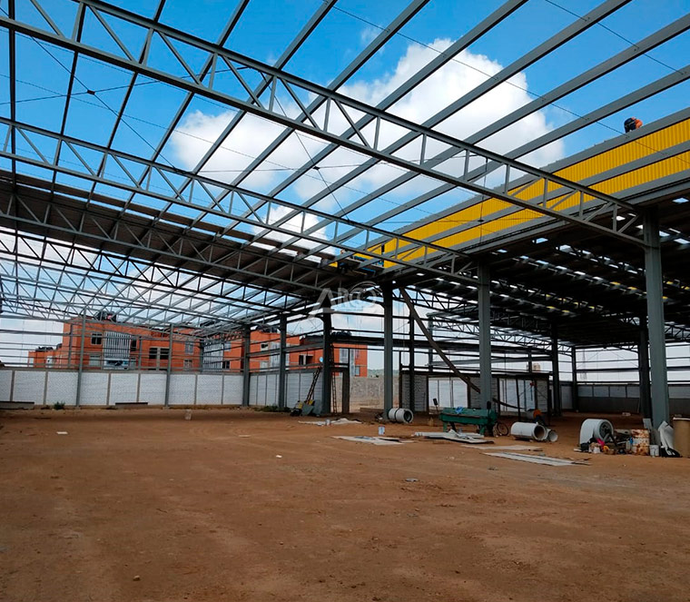 colocación de faldón de lámina