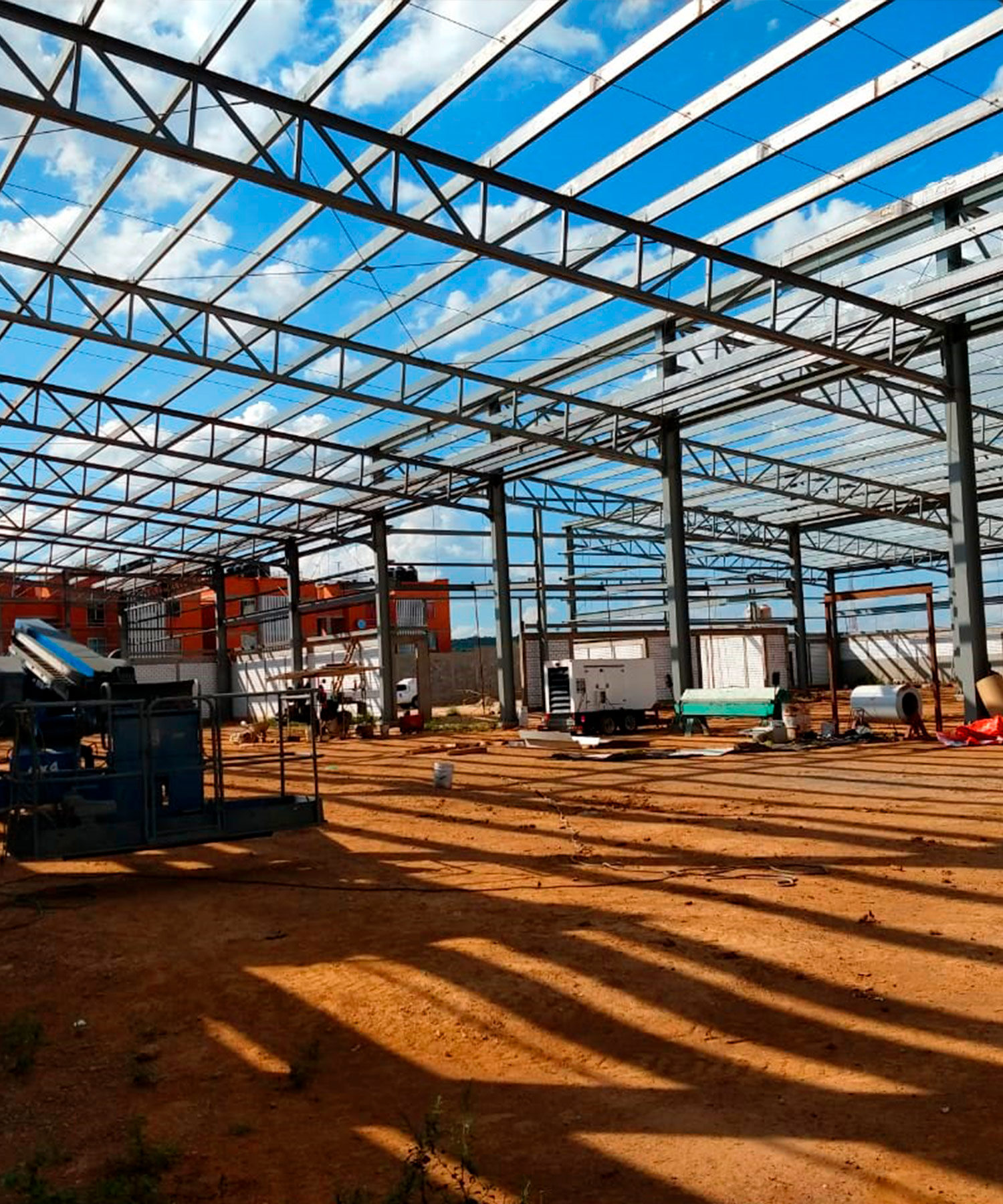 Estructura metálica en Tecamac