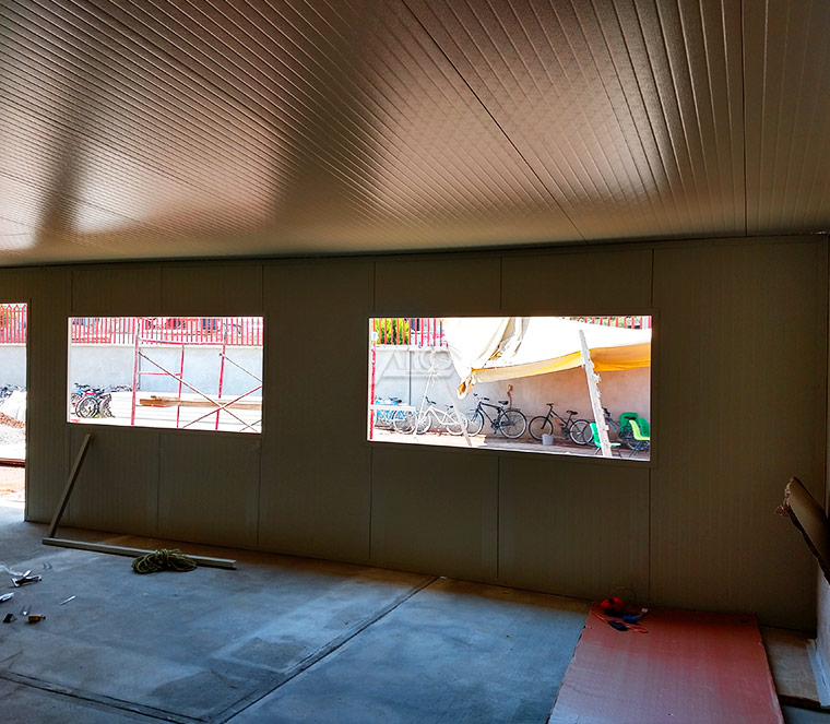 Instalación de multymuro