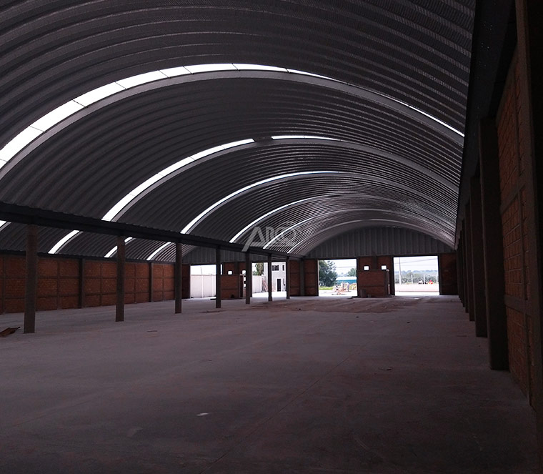 lámina traslúcida para arcotecho