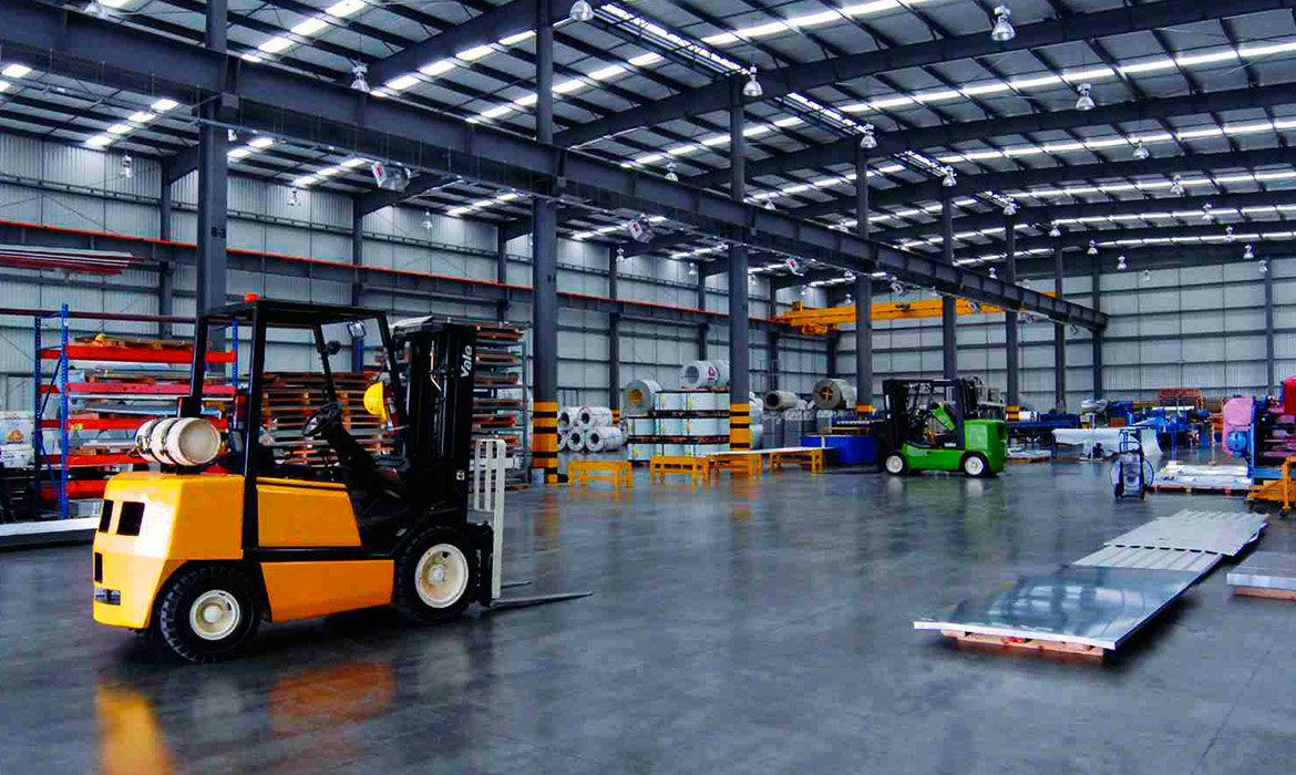 interior de nave industrial